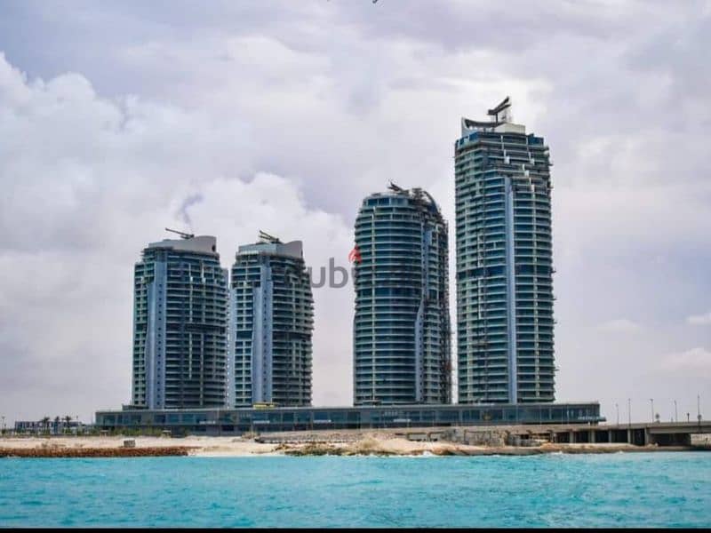 Apartment for sale [ Fully Finished + Immediate Delivery + Exceptional Sea View ] in the latest release of the New Alamein Towers 17