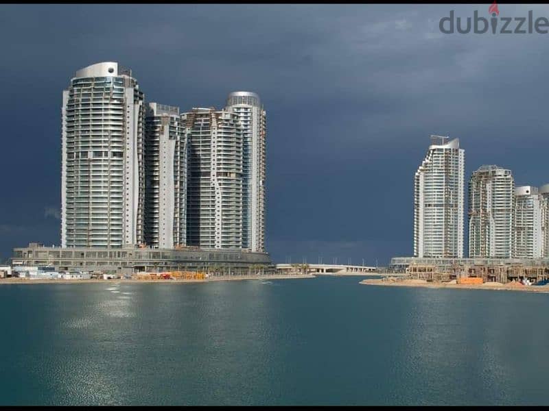 Apartment for sale [ Fully Finished + Immediate Delivery + Exceptional Sea View ] in the latest release of the New Alamein Towers 20