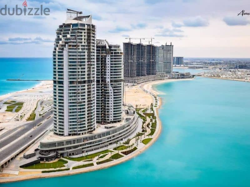 Apartment for sale [ Fully Finished + Immediate Delivery + Exceptional Sea View ] in the latest release of the New Alamein Towers 21