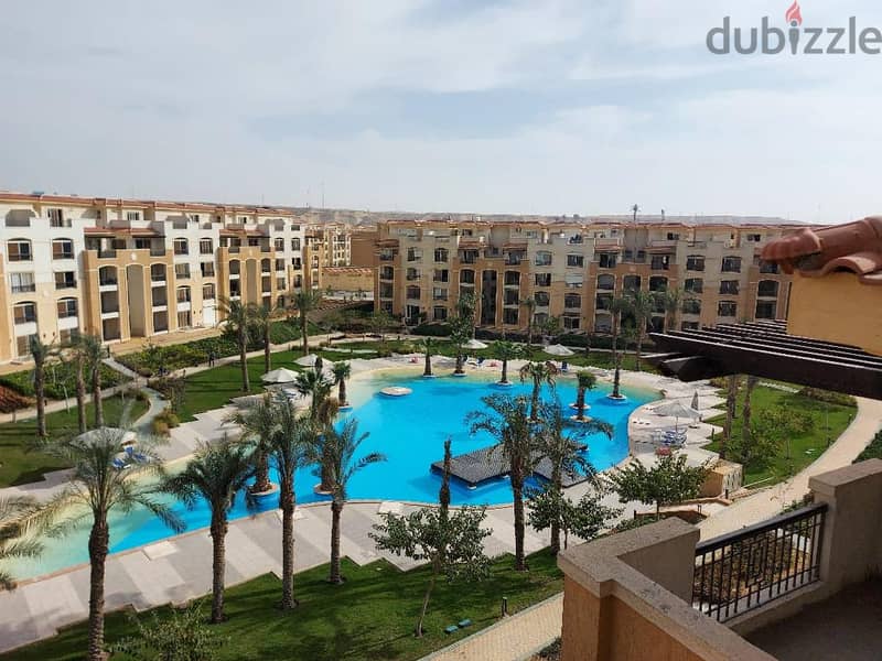 apartment for sale super lux finishing ready to move  first floor in stone residence compound 6