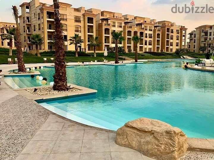 apartment for sale super lux finishing ready to move  first floor in stone residence compound 10