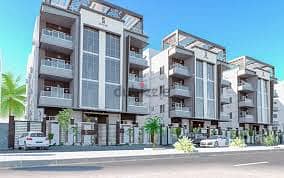 Apartment for sale in installments up to 7 years view landscape in skyline Morshedy 1