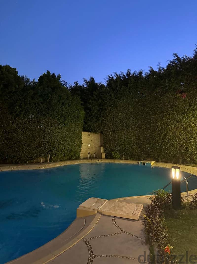 Available in Al-Rehab, a model L villa with a super-luxe swimming pool   Area of ​​850 square meters of land   The villa consists of 3 floors entirely 29