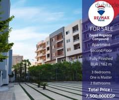 Zayed Regency Compound Apartment For Sale 162m