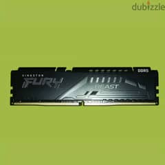 Kingston FURY Beast DDR5 Memory 16GB 5200Mhz CL40