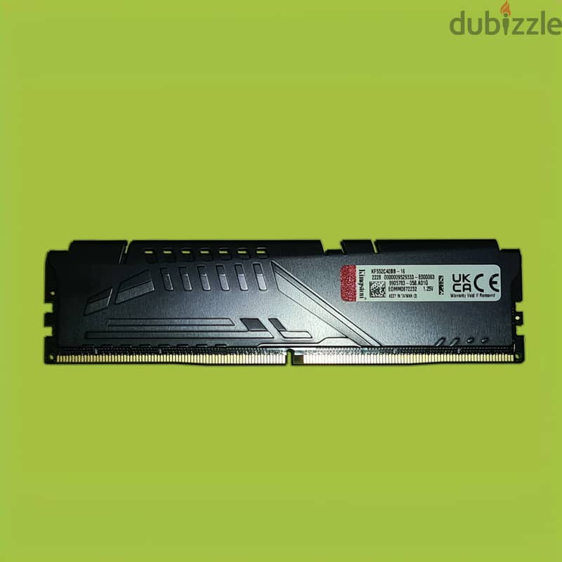 Kingston FURY Beast DDR5 Memory 16GB 5200Mhz CL40 1