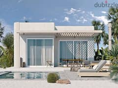 chalet 122m directly on the sea in the largest tourist product in Hurghada Soma Bay with installments