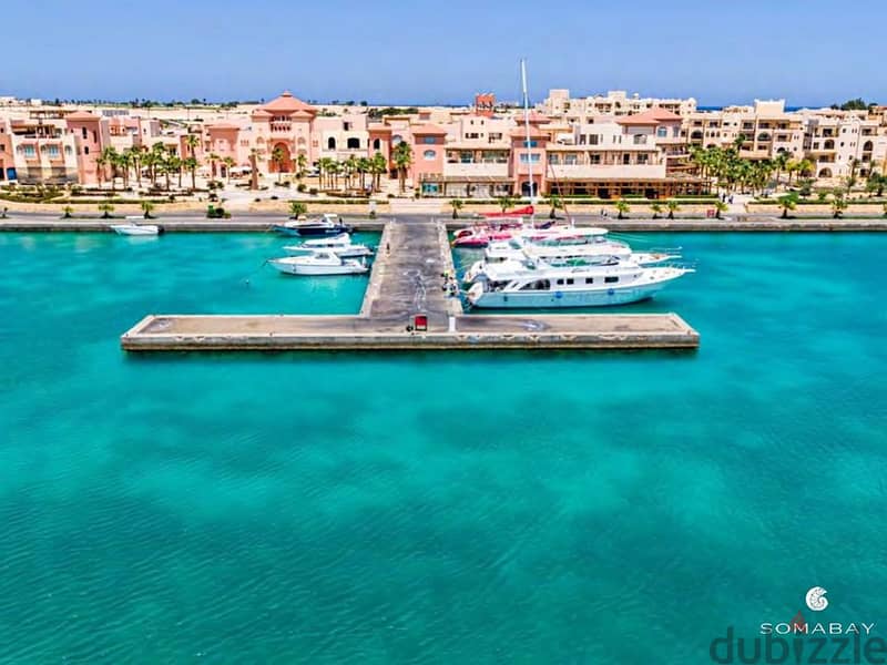 You can own a 120 sqm chalet in the largest tourist resort in Hurghada, Soma Bay, directly on the sea, in installments. 1