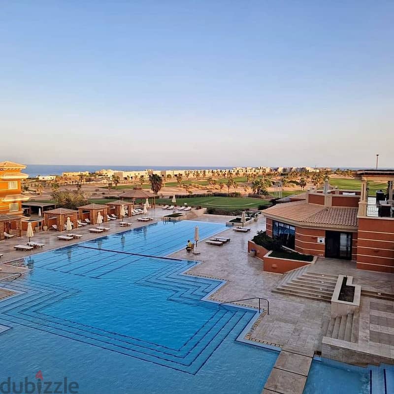 You can own a 120 sqm chalet in the largest tourist resort in Hurghada, Soma Bay, directly on the sea, in installments. 7