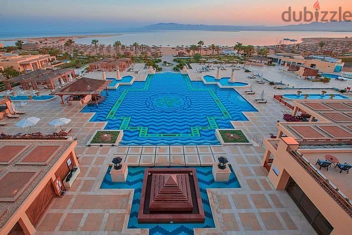 chalet 122m directly on the sea in the largest tourist product in Hurghada Soma Bay with installments 2