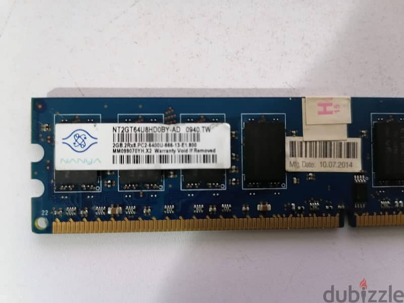Ram DDR2 2GB 1