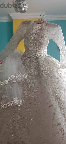 فستان  زفاف اتلبس ساعتين فقط 1