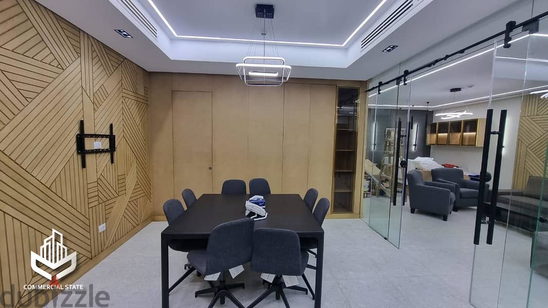 مكتب مفروش للايجار في كايروفيستيفال-Furnished Office 96m-Rent in CFC 5