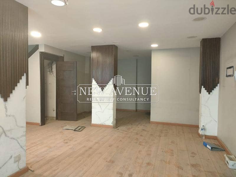Retail for rent in Maadi - 250 square meters - fully finished 5