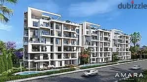 Apartment Fully finished  للبيع بمقدم 10 % فقط  في امارا  AMARA