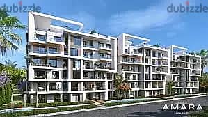 Apartment Fully finished  للبيع بمقدم 10 % فقط  في امارا  AMARA 3