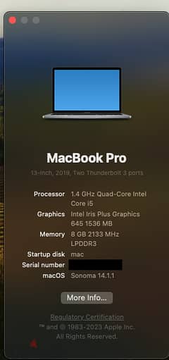 macBook pro 2019