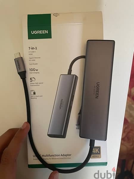 UGREEN 7in1 USB C هب 0