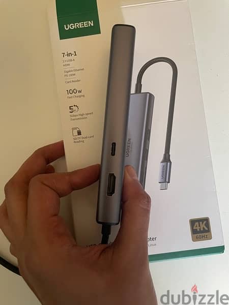 UGREEN 7in1 USB C هب 3