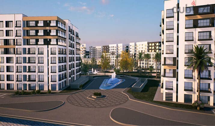 "An 85 square meter apartment in R8 at the heart of the Administrative Capital, within the Ion Compound, situated along the regional ring road and the 4