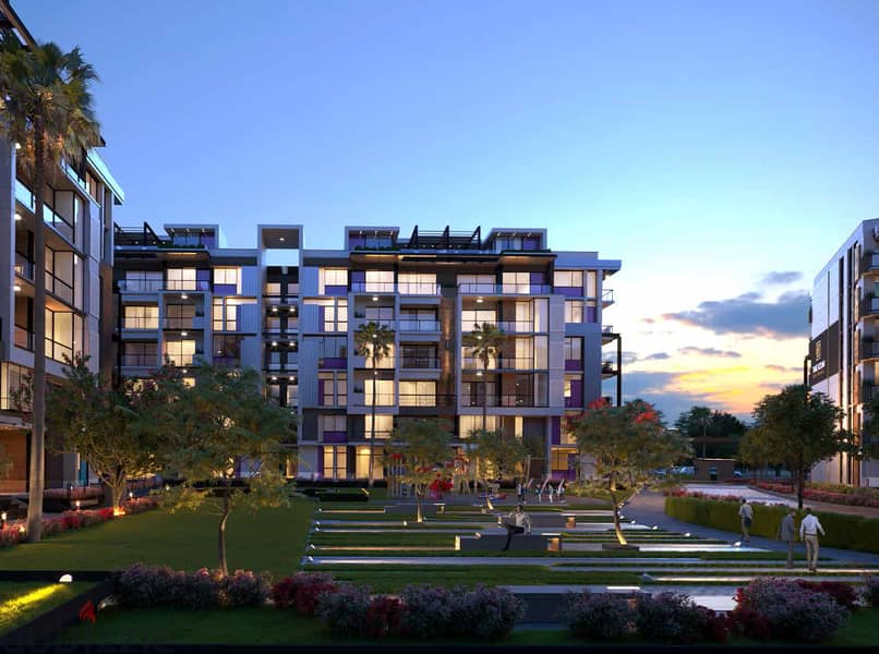 190 sqm apartment, immediate receipt, on the Lagoon in the Fifth Settlement and on the 90th in installments 0