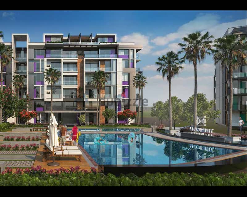 190 sqm apartment, immediate receipt, on the Lagoon in the Fifth Settlement and on the 90th in installments 5