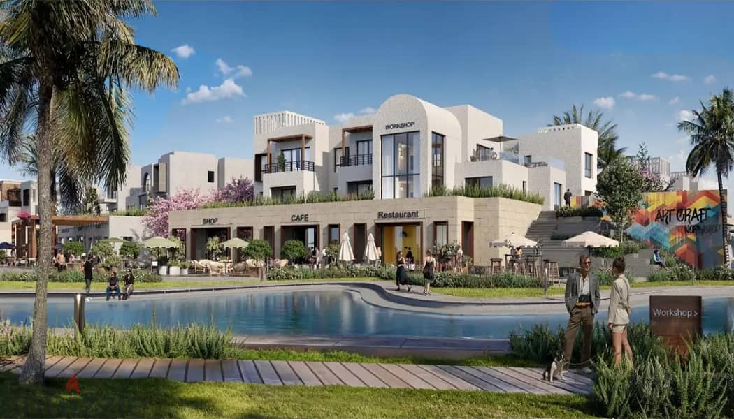 Villa on Lagoon, fully finished, in Makadi Heights Hurghada with installments over 6 years 10