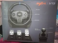 PXN Gaming Steering Wheel with Shifter & Pedal (Almost New)