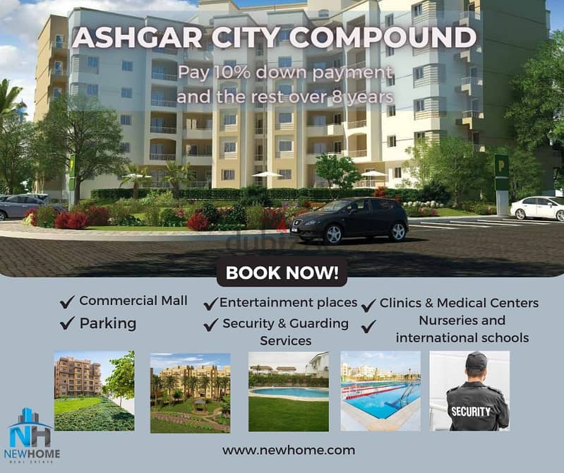 A one-week opportunity with a 10% down payment to own your unit in Ashgar City Compound in October Gardens 3
