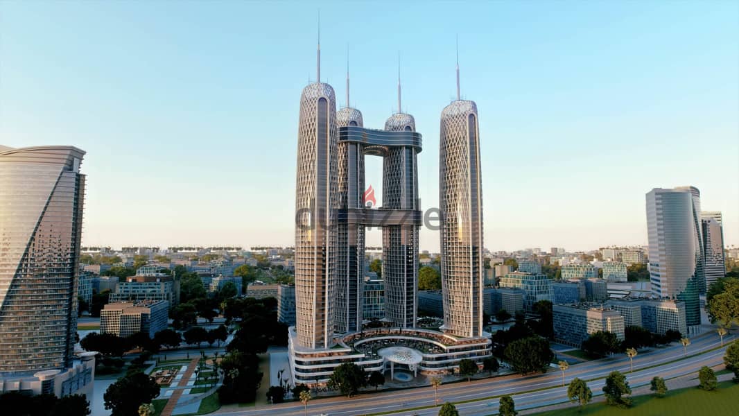 Rented shop for sale for 9 years in the tallest skyscraper on the Green River with a 5% discount and 8 years installments 7