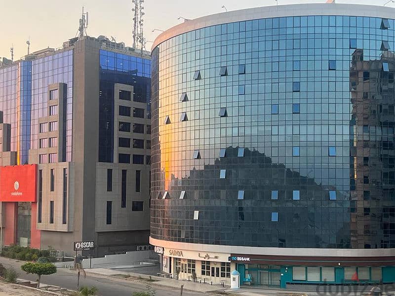 مكتب اداري للايجار 140 متر كامل التشطيب في ريحانه بلازا بزهراء المعادي 6