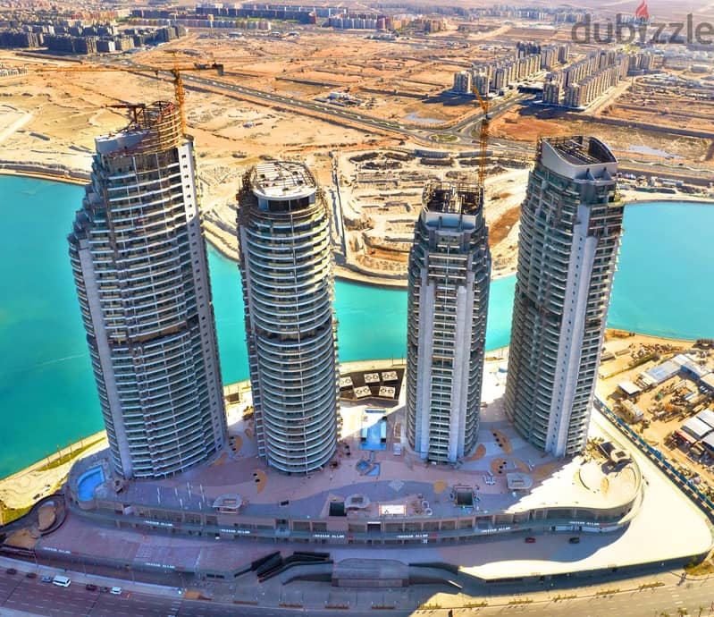 217 sqm hotel apartments with sea panorama view, super luxury finishing, in New Alamein Towers, North Coast 9