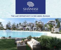Luxury chalet for sale with a sea view in “Shamasi” Compound - Sidi Abdel Rahman | 10% down payment and installments over 6 years 0