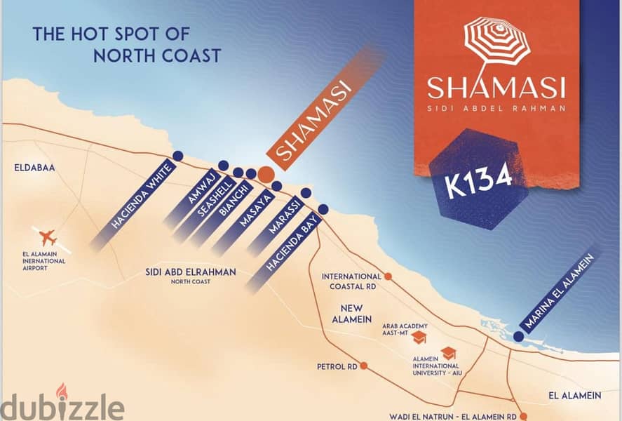 Luxury chalet for sale with a sea view in “Shamasi” Compound - Sidi Abdel Rahman | 10% down payment and installments over 6 years 8