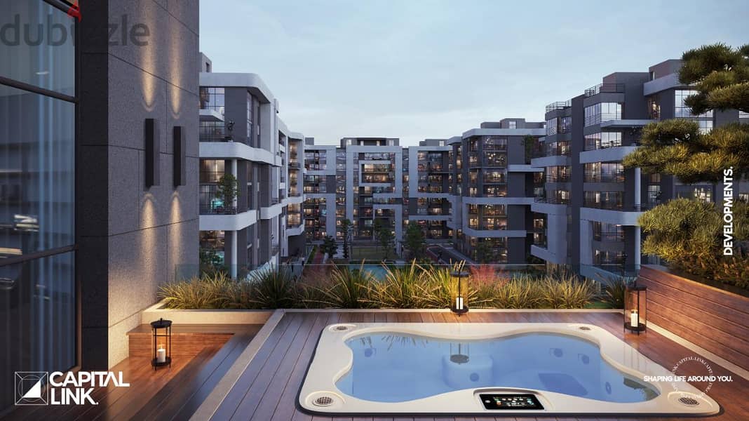 With a 10% discount and the lowest monthly installment - I own a 190 sqm apartment, fully finished, Ultra Super Lux, with a distinctive view on the la 3