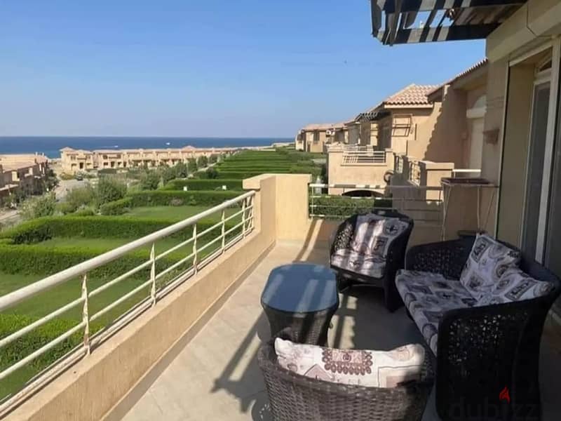 Chalet for sale, 2 Bdr, wonderful view, in Telal Ain Sokhna village, next to Porto, super luxurious finishing, in installments 31