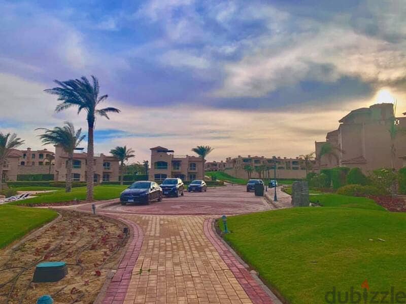 Ground chalet with garden, two rooms for sale in La Vista Gardens, Ain Sokhna, wonderful view 9