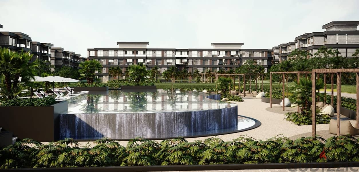شقة 175 متر للبيع في قلب الشيخ زايد الجديدة بالتقسيط علي 8 سنين فيو لاند سكيب و بحيرات 3