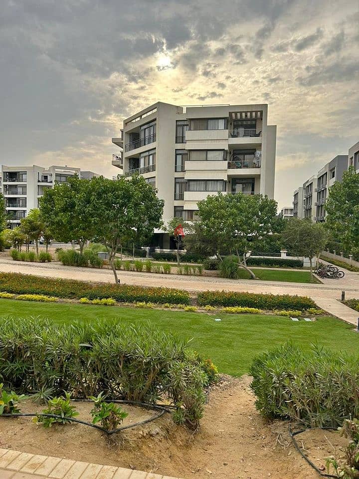 164 m ground in Garden in Nasr City apartment Steps including Crown City in front of Cairo Airport at the entrance to the gathering 8
