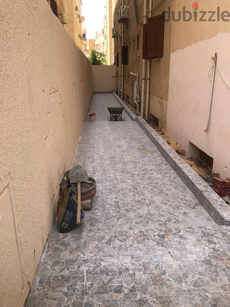 Apartment for rent with kitchen, Al-Narges Settlement, buildings near Mohamed Naguib axis and Al-Mustafa Mosque With a garden With private entrance 5