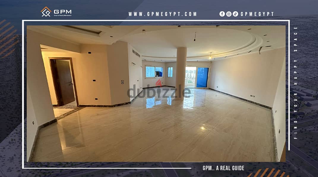 Apartment 305m for sale in Hayat Heights on Northern Teseen New Cairo with super lux finishing شقة للبيع في الحياه هايتس التجمع الخامس 3