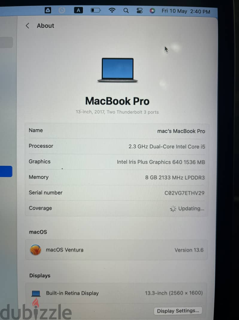 Macbook pro 2