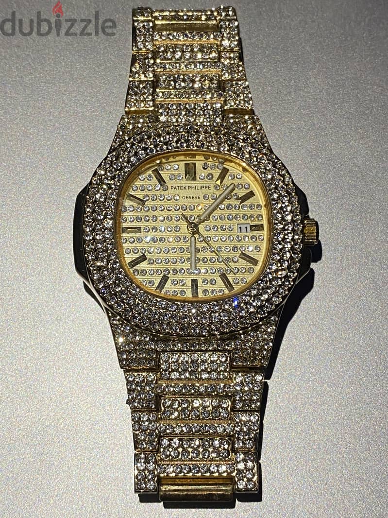 ساعة باتيك فيليب جولد ( ذهبي ) patek phillipie watch 1