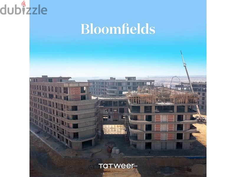 Apartment for sale with a 10% down payment and 10-year installments in Bloomfields, developed by Misr Mostakbal City 3