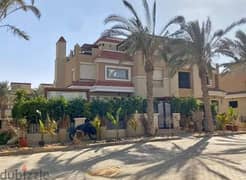 Corner villa for sale in Sarai Compound, next to Madinaty in New Cairo