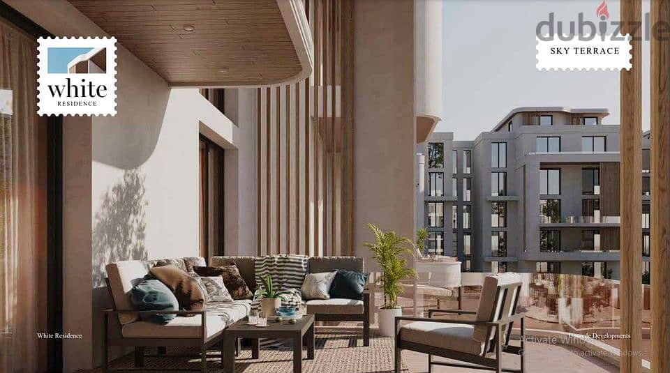 With the lowest down payment, own a two-bedroom apartment in a distinctive location in the Fifth Settlement, Mohamed Naguib Axis 4