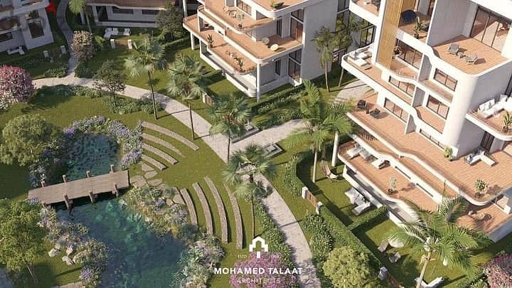 With the lowest down payment, own a two-bedroom apartment in a distinctive location in the Fifth Settlement, Mohamed Naguib Axis 5