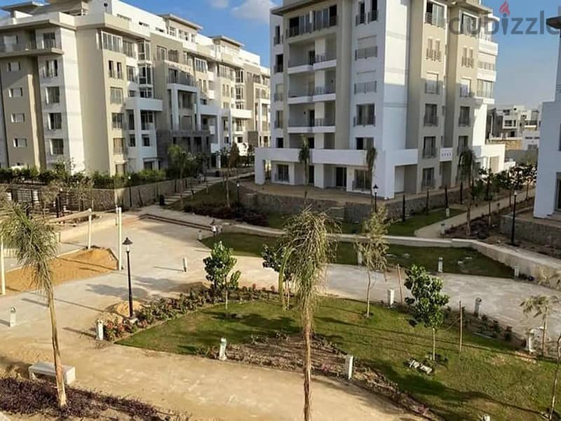 Own a two-bedroom apartment in a distinctive location in the Fifth Settlement in an already residential compound 7
