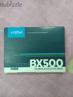 SSD 240GB CRUCIAL جديد