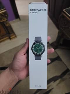 Samsung Galaxy watch 6 classic 47m black متبرشم 0